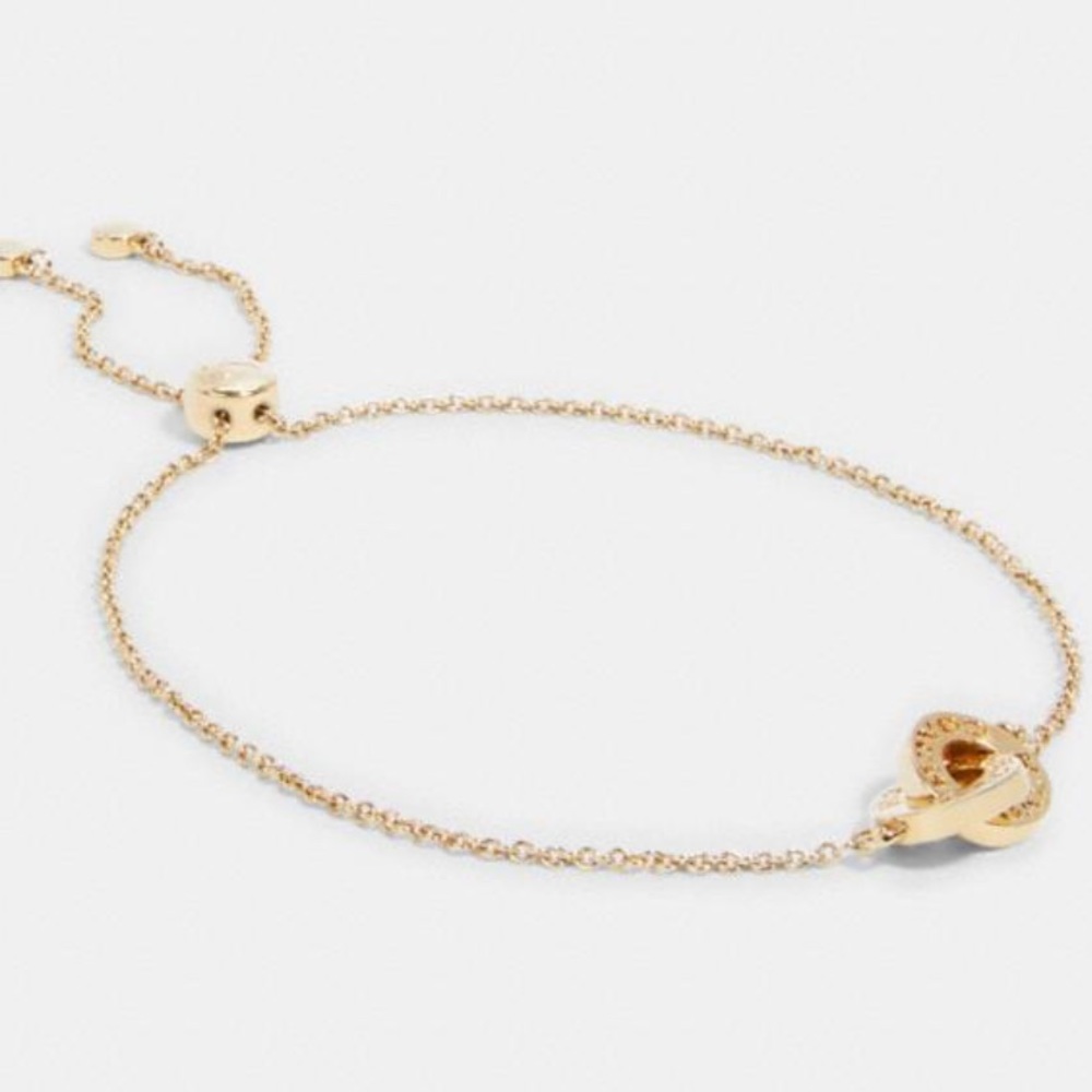 🆕 COACH Interlocking Open Circle Necklace Bracelet - Picture 5 of 5